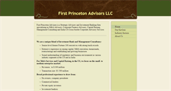 Desktop Screenshot of firstprinceton.com