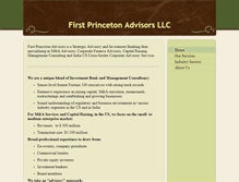 Tablet Screenshot of firstprinceton.com